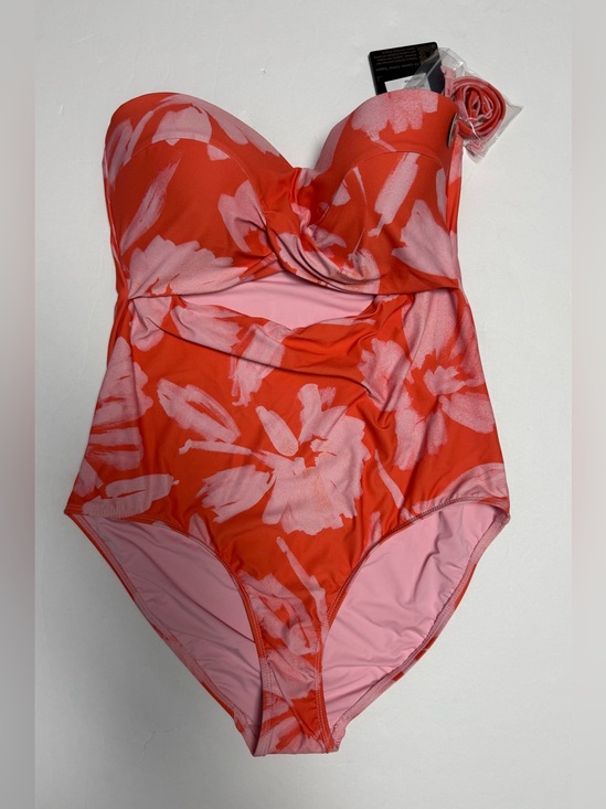 Nip Tuck Other - NWT Niptuck Floral One-Piece Swimsuit in Orange & Pink floral women’s size 10
